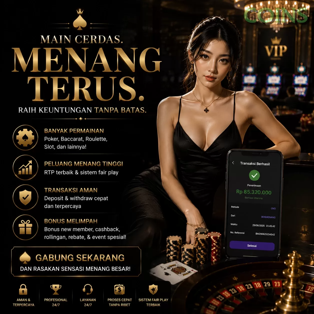 Strategi Menang Bermain di coins untuk Pemula